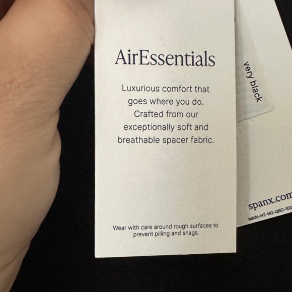 Brand New SPANX AirEssentials Very Black Crewneck Dress Size Medium Athleisure - Picture 6 of 10
